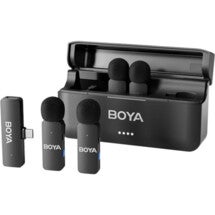Boya BY-WM3D Wireless Clip-On Microphone System | Bax Music